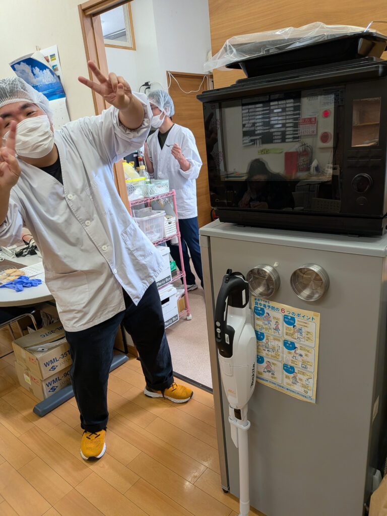 フランスパンが焼けました！